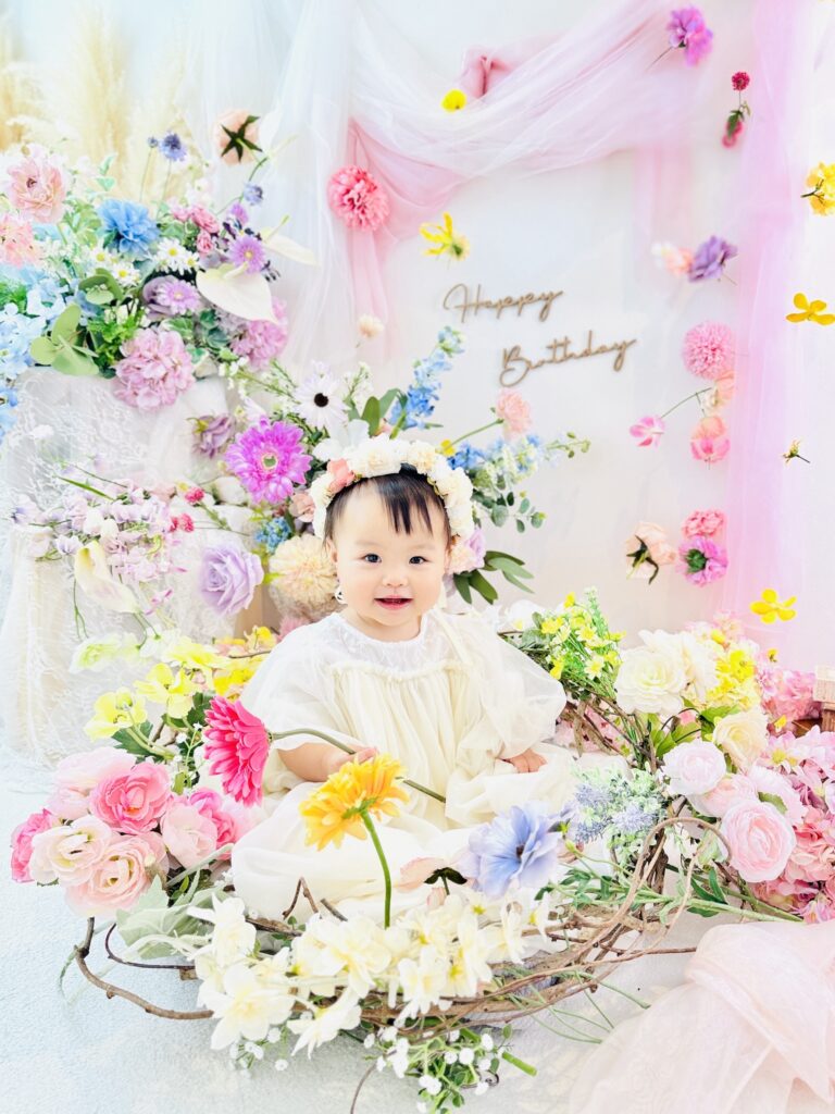 1歳バースデーフォト